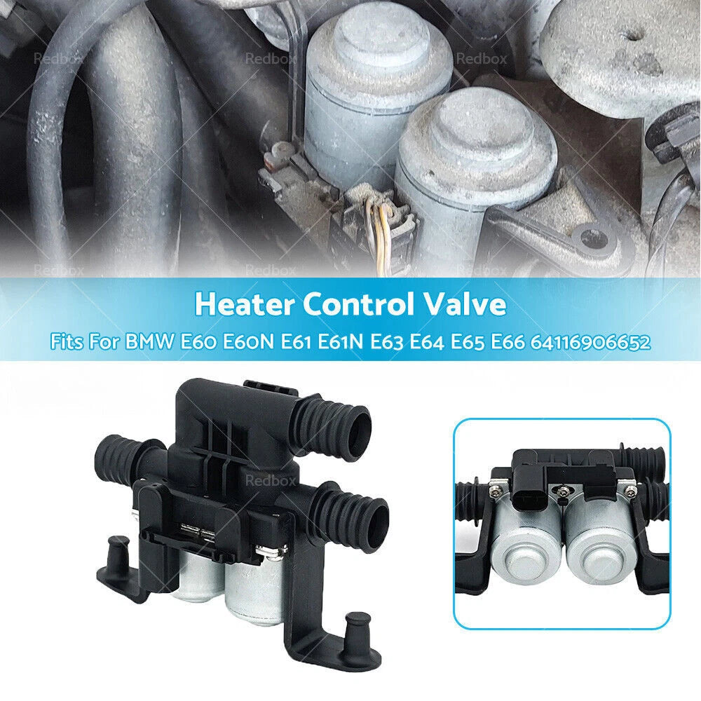 Heater Control Valve for BMW 3 5 6 Series E60 E61 E63 E64 (2007–2010) 64116906652