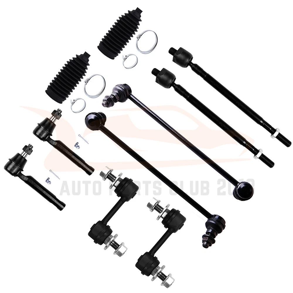 Set of 10 Steering Sway Bar Tie Rod Rack Bellows for Nissan Quest (2004–2009)