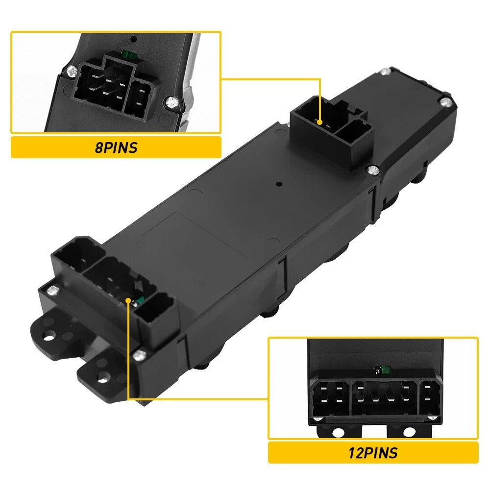 Set of 2 Window Switch Panels for Dodge Ram 1500 2500 3500 (44602)