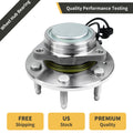 Front Wheel Bearing and Hubs for Chevrolet Avalanche Silverado 1500 (2007–2013)