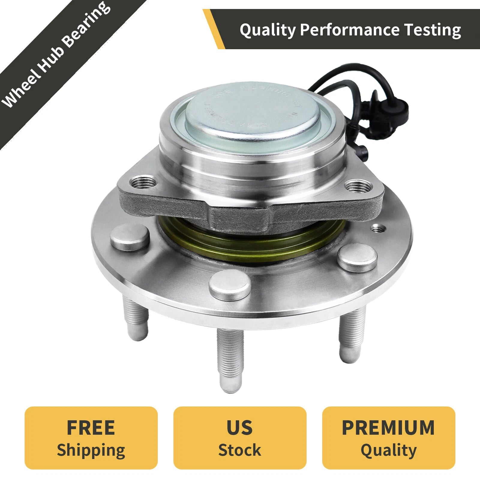 Front Wheel Bearing and Hubs for Chevrolet Avalanche Silverado 1500 (2007–2013)