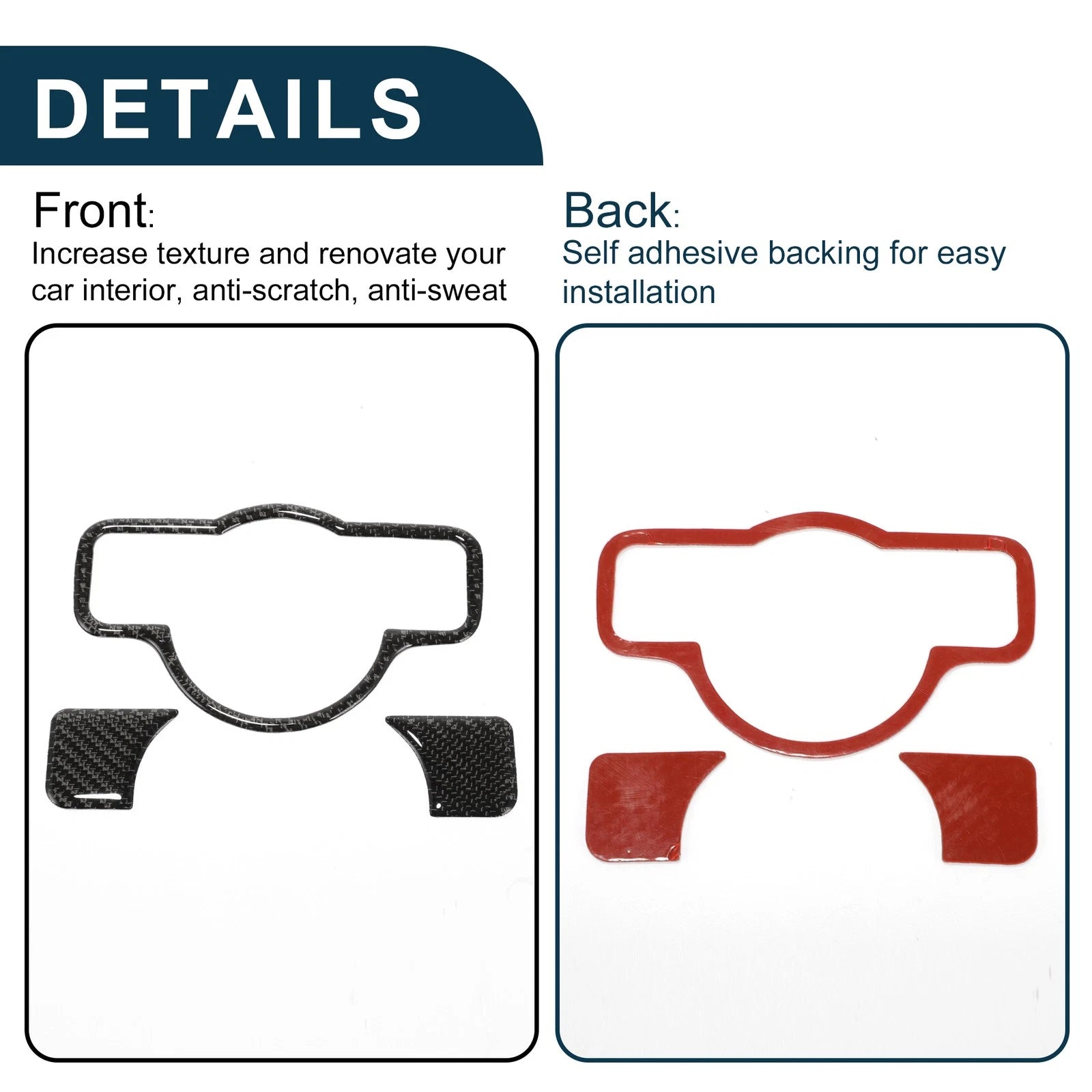 Headlight Switch Cover Stickers for Mercedes-Benz A B C E G Class CLA (Type-B)