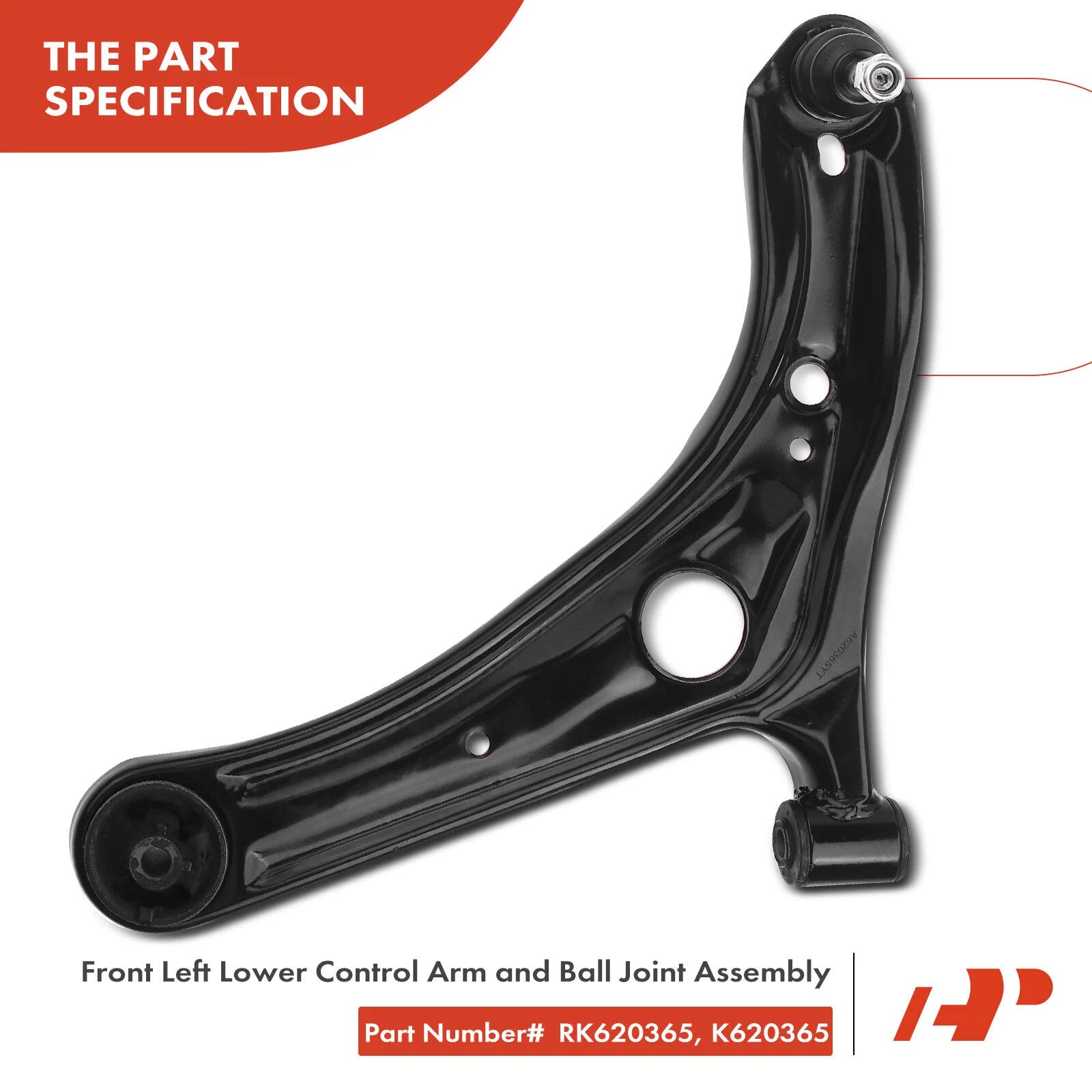 Front Lower Control Arm and Tie Rod for Toyota Echo (2004-2005)