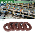 Set of 5 Oil Seal Rotary Shaft Seal FKM Rubber 26x42x10mm