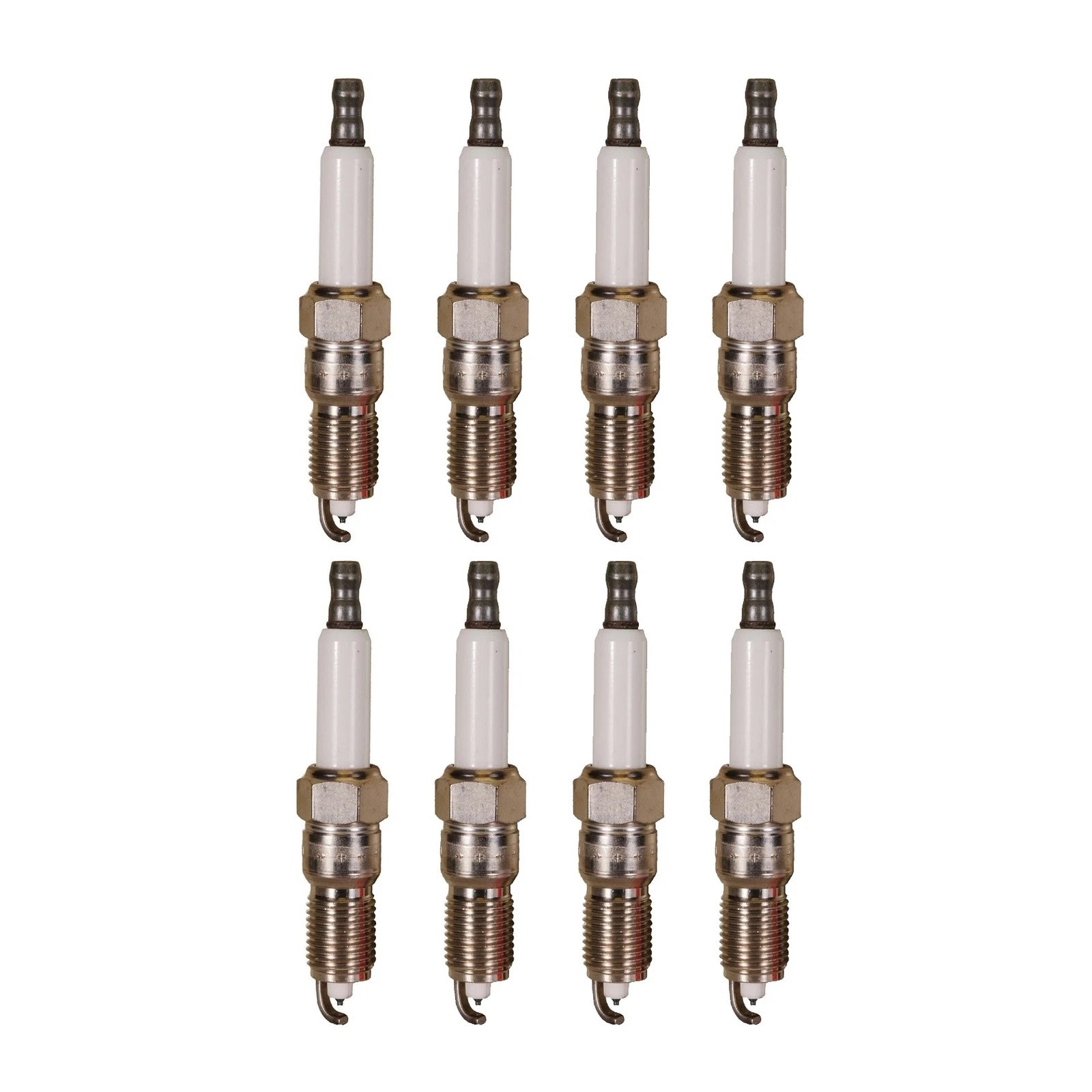 Spark Plug Set of 8 for Denso (Double Platinum, Gap 0.060)