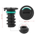 4pcs Engine Oil Drain Plug for Mercedes C63 AMG S (2012-2015) Black
