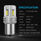2X 2600LM LED Turn Signal Brake Backup Light Bulbs for [Make Model] ([YYYY–YYYY])