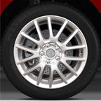 17x7 Factory Wheel (14 Spoke Fine Bright Silver Full Face) For 2006-2009 VW Golf