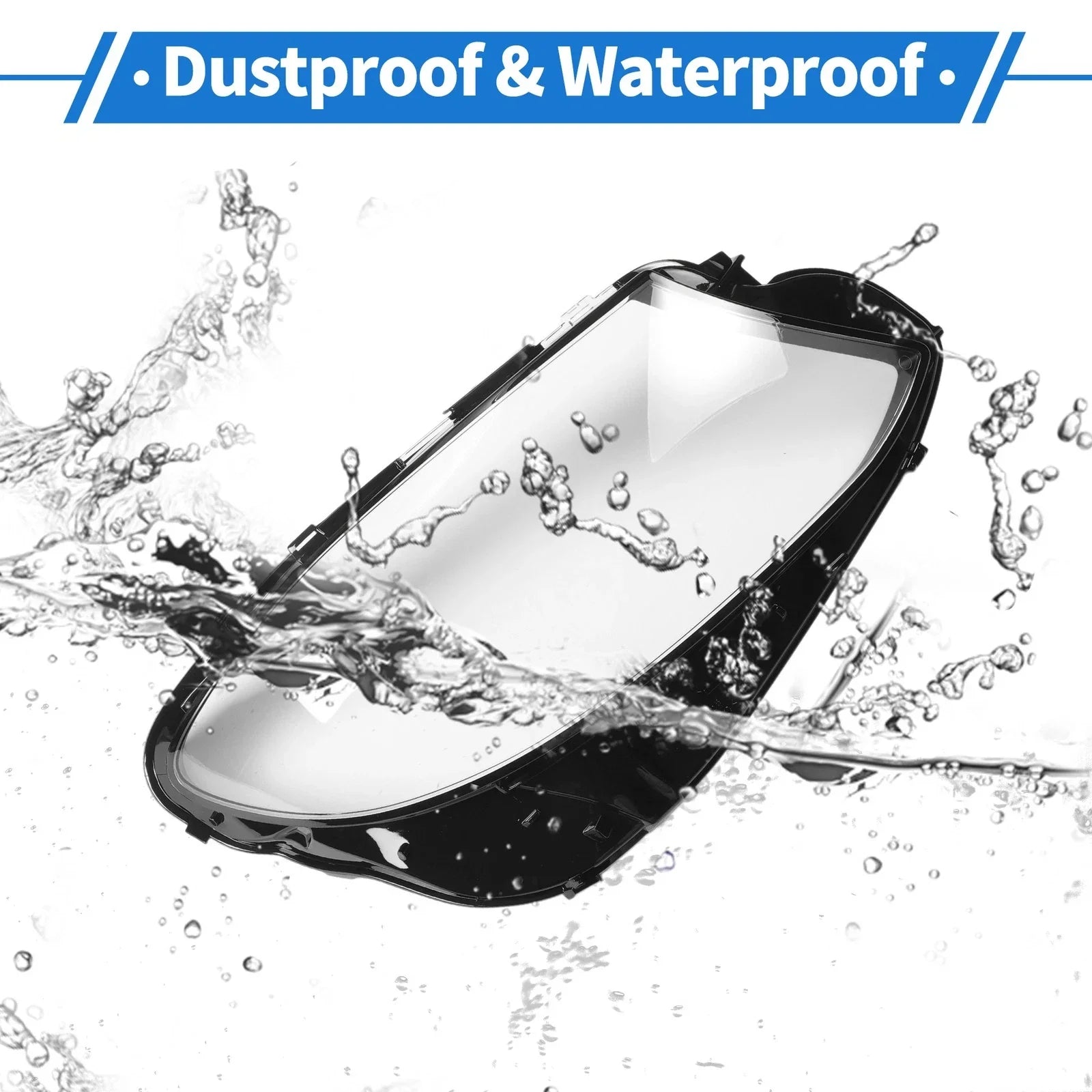 Car Front Right Headlight Lens Cover for Mercedes-Benz E-Class (2016-2021)