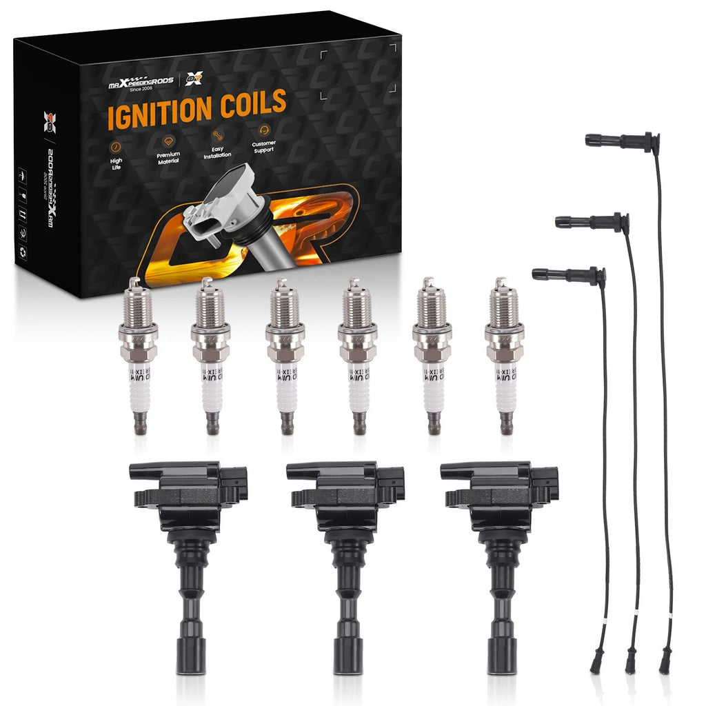 Ignition Coil, Iridium Spark Plug & Wire for Kia Sorento (2003–2006)