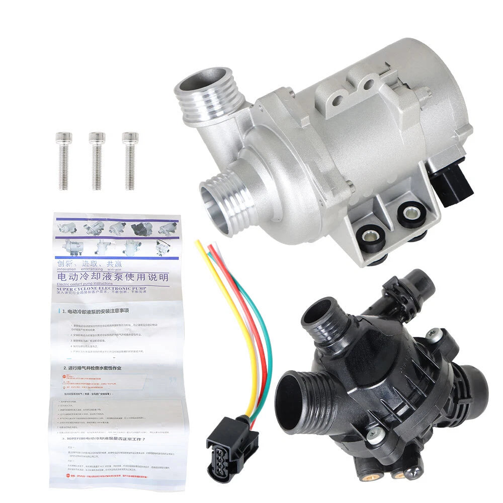 Water Pump with Thermostat for BMW 128i 325i 328i 528i 530i X3 (2008–2013)
