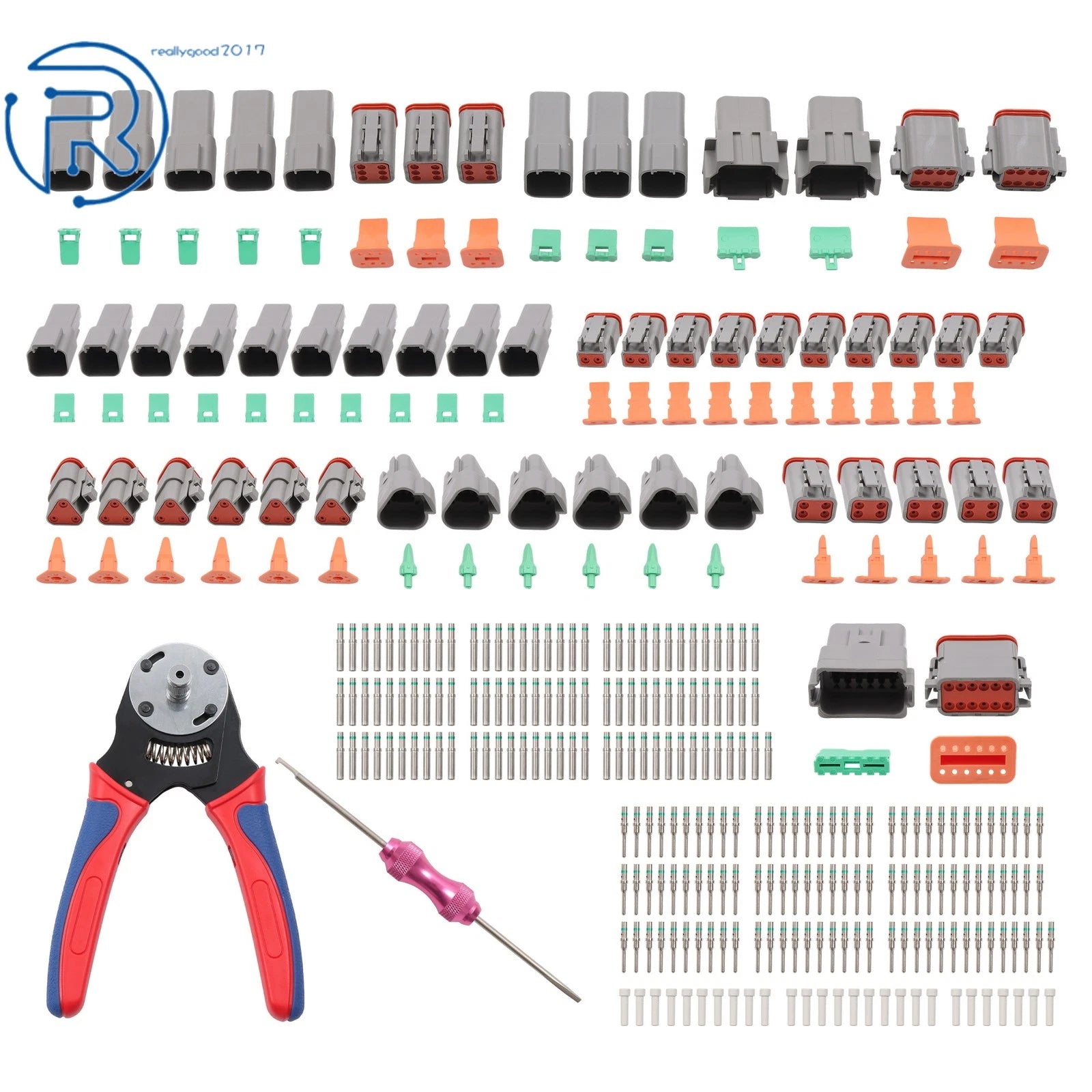 Connector Kit for Automotive Applications (2-12 Pin, Size 16)