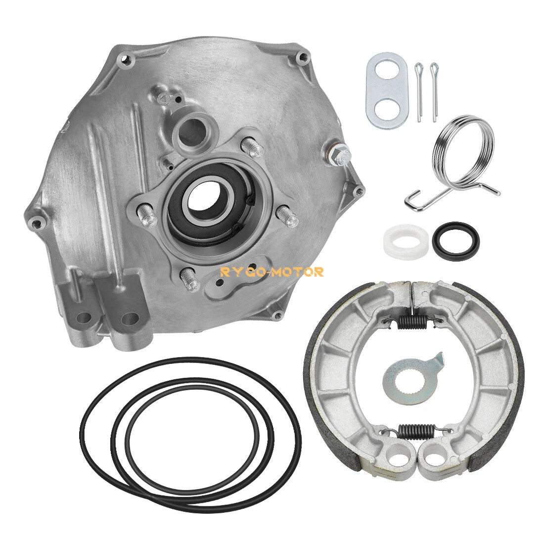 Rear Brake Panel w/ Shoes Seals Kit for Honda Foreman 500 TRX500FE/FM (2014–2019)