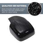Pair Rearview Mirror Cap Overlay Gloss Black for Lexus Land Cruiser (2008–2021)