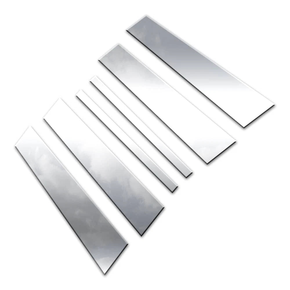 6pc Stainless Steel Pillar Post Covers for Mercedes GL (2020–2024)