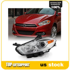 Left Driver Side Headlight for Dodge Dart (2013–2016) with Projector