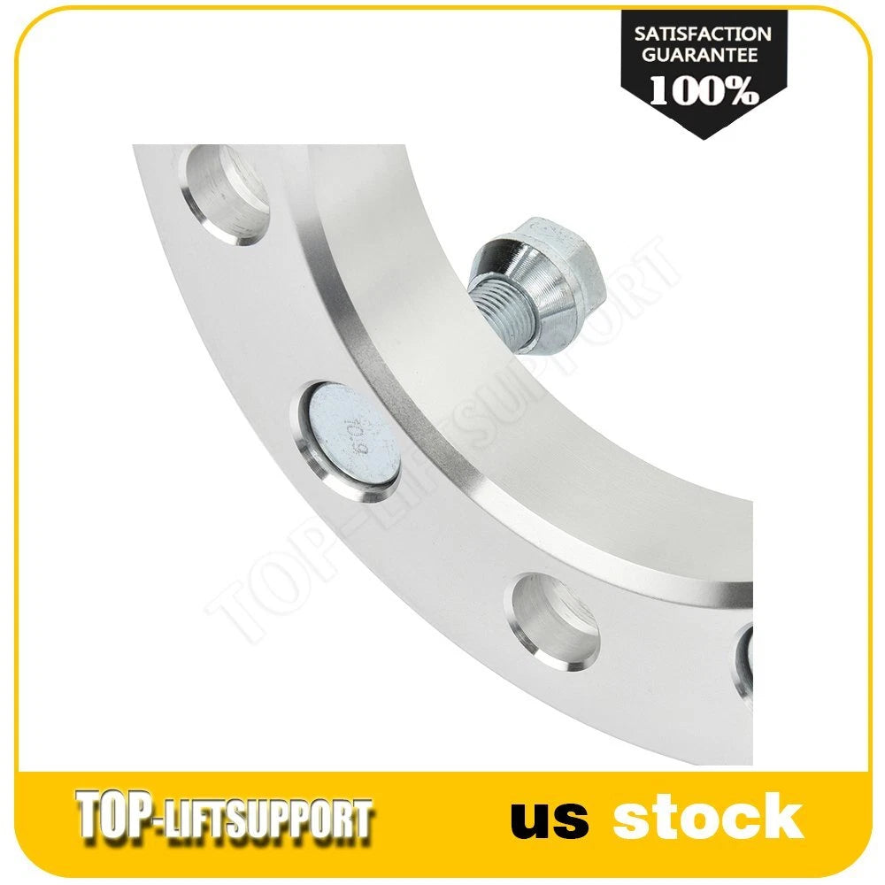 Set of 4 Wheel Spacers 1" for Dodge Ram 1500, Ford F-150, Jeep CJ5, CJ7