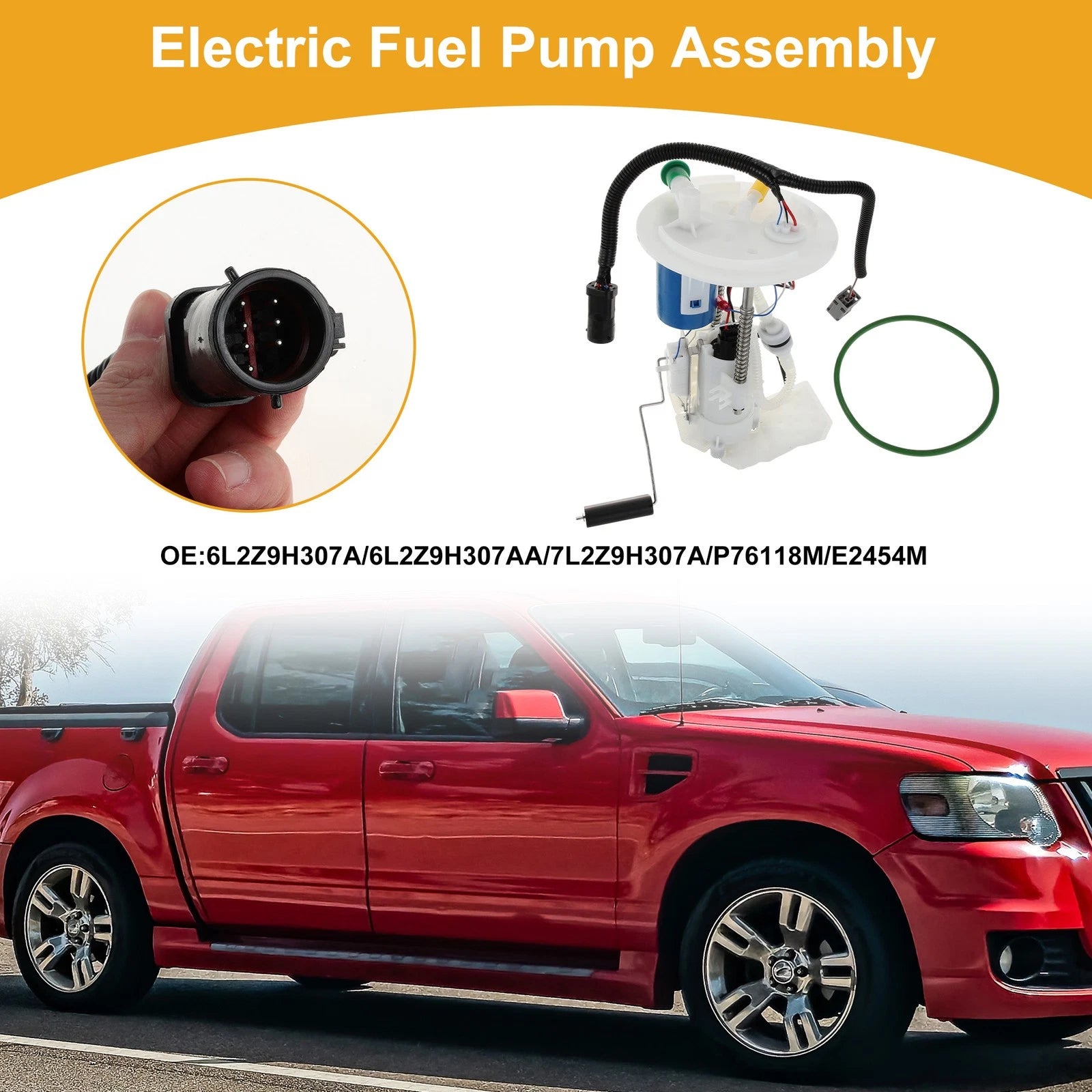 Fuel Pump Assembly for Ford Explorer, Mercury Mountaineer (2006–2009) No. 6L2Z9H307A