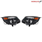 Set of 2 Halogen Headlights for Chevy Equinox LT/LS (2010–2015) Clear Lens