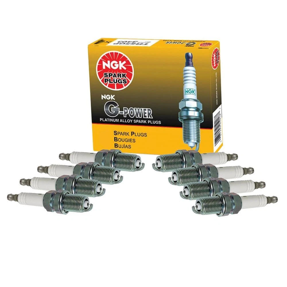 Set of 8 NGK G-Power Platinum Spark Plugs for Bentley Ford Jaguar Rolls-Royce V8