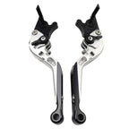Extendable Brake Clutch Levers for BMW F650GS (2002-2007) Silver