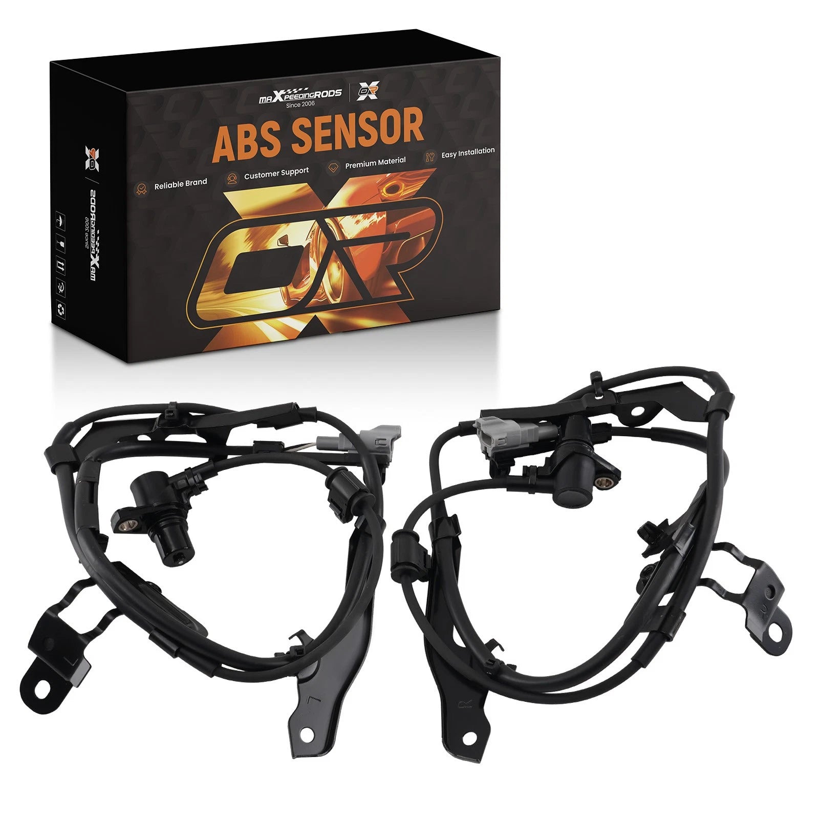 2X Front ABS Wheel Speed Sensor for Toyota Sequoia Tundra (2000–2007)