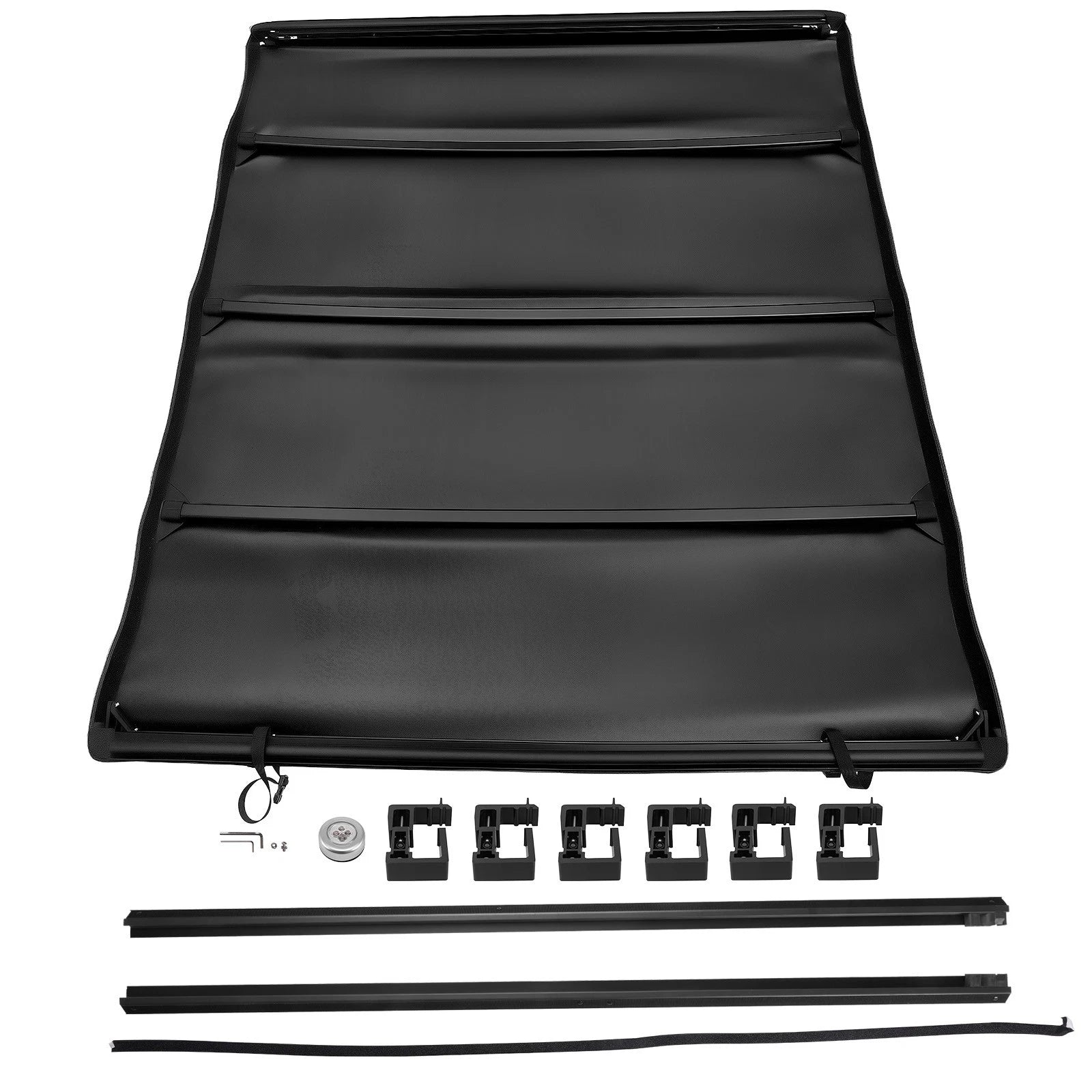 6.5ft Soft Roll Up Tonneau Cover for Ford F-150 (2015–2026)