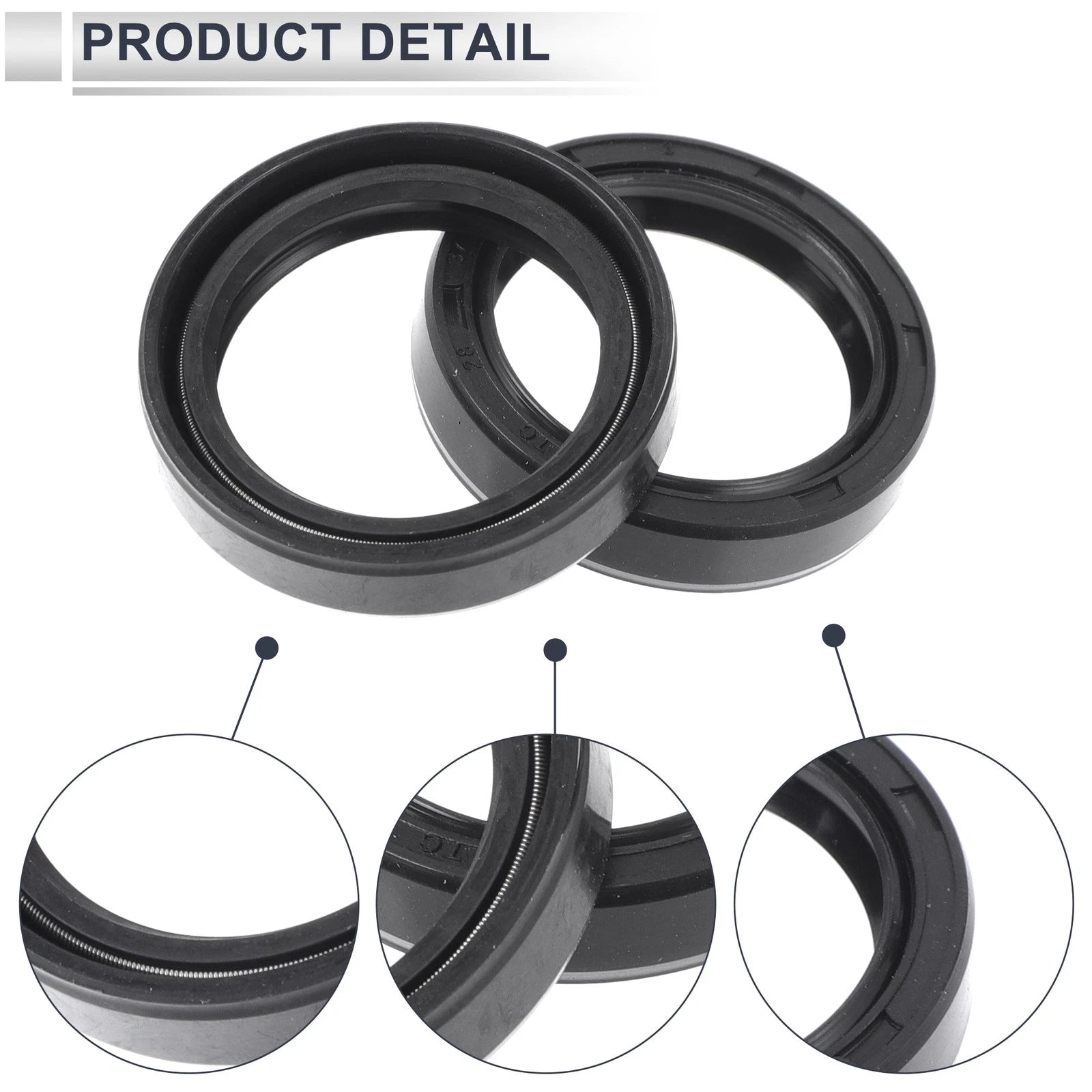 Set of 5 Oil Seal Rotary Shaft Seal TC Ring Nitrile Rubber 28x37x8mm