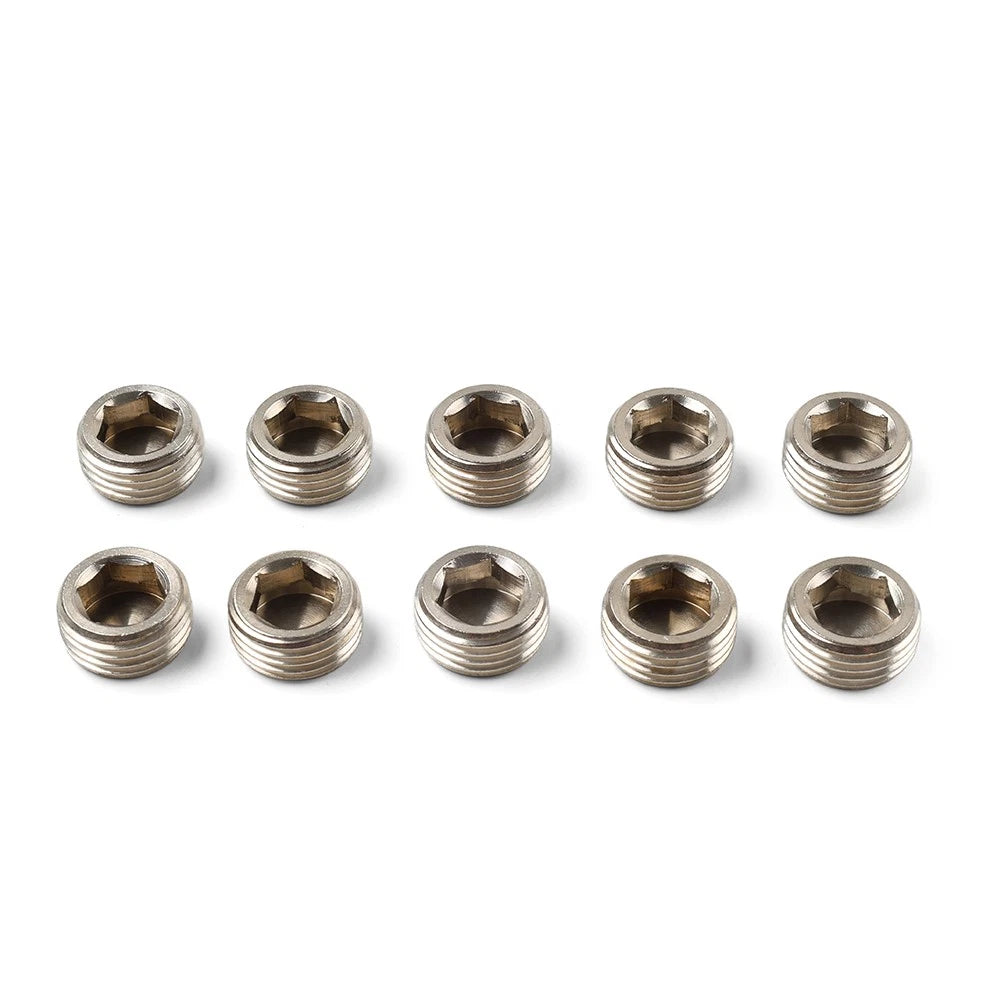 10pcs Hex Counter Sunk Plug Air Pipe Fitting 1/2 Inch for G Male Pipe Adapter