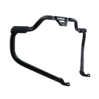 Chrome/Black Mustache Engine Guard Bar for Harley Softail Fat Boy (2018–2024)