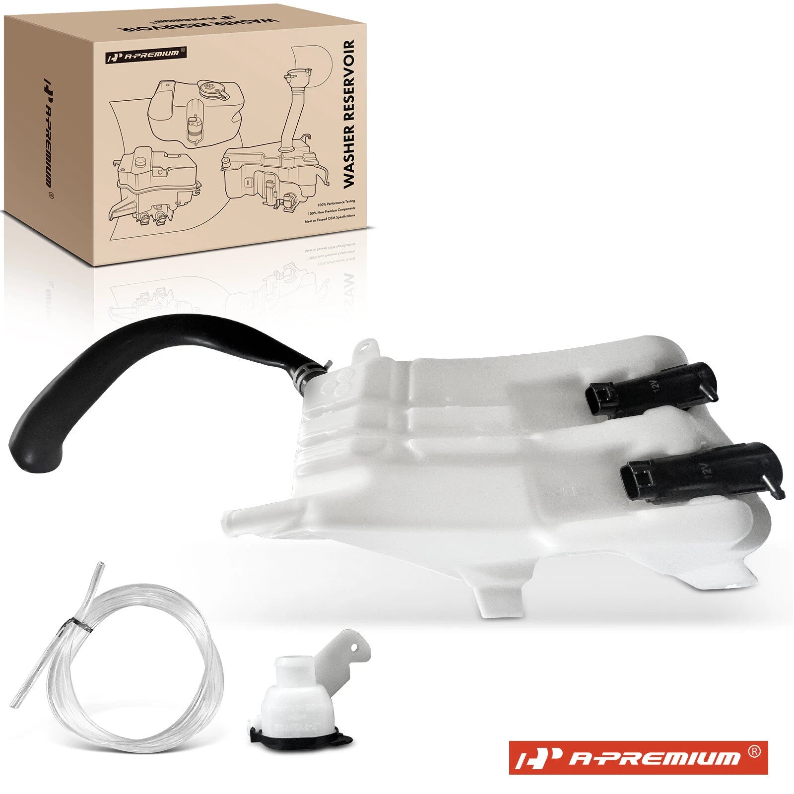 Windshield Washer Reservoir with Pump for Toyota RAV4 (2013–2018)