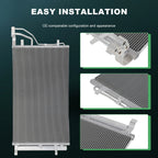 Aluminum AC Condenser for Kia Optima (2019–2020)