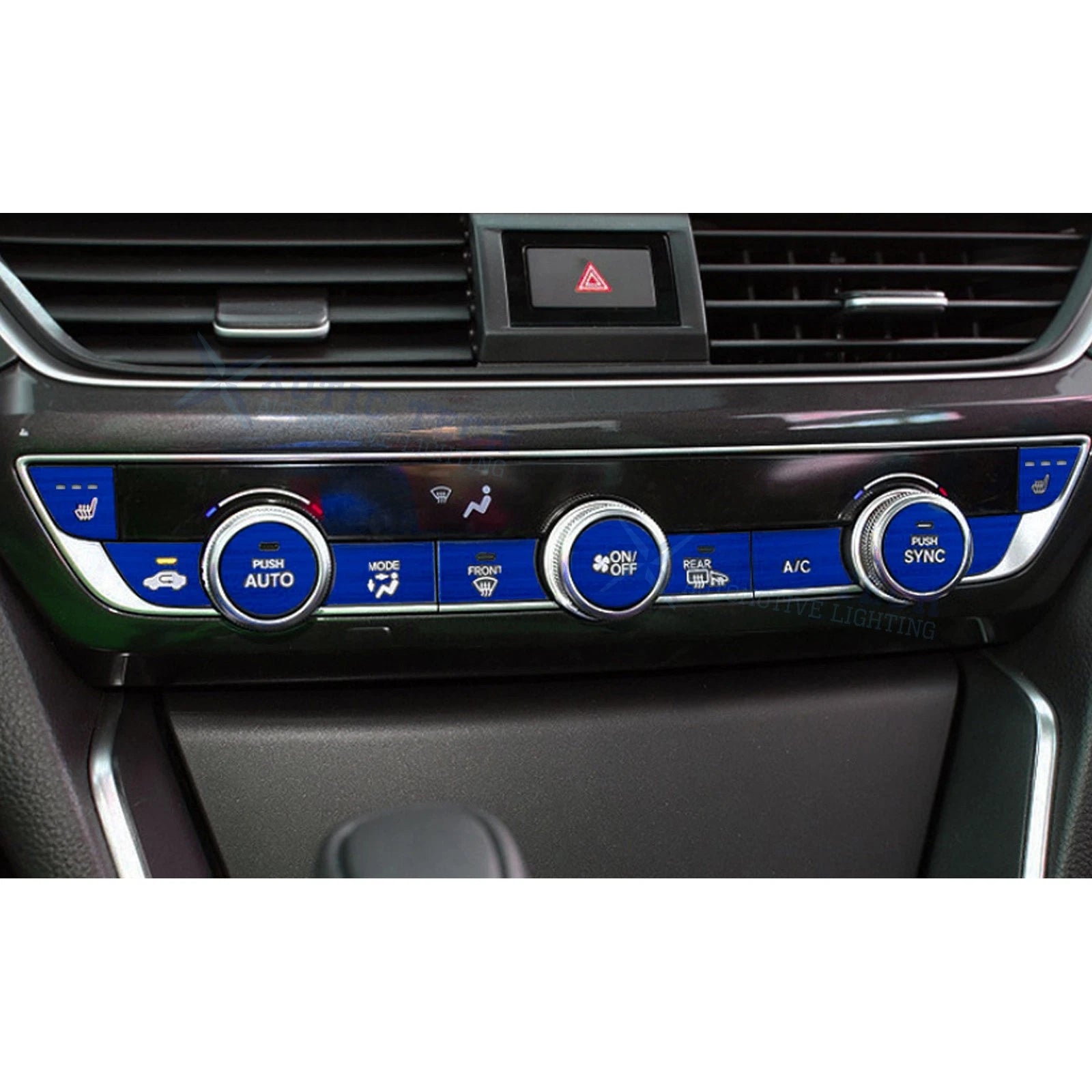 Aluminum Center Console Dashboard Switch Cover for Honda Accord (2018-2022)