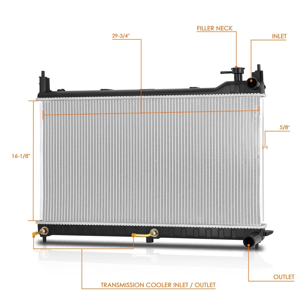 Aluminum Core Radiator for Nissan Murano 3.5L (2015–2020) DPI-13532
