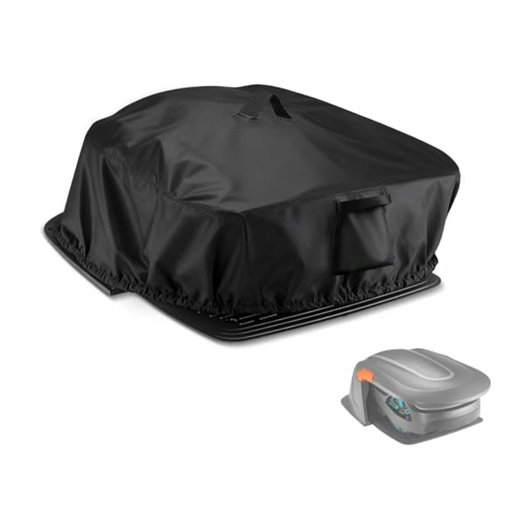 Water Resistant Robotic Lawn Mower Cover with Drawstring (Universal Fit)