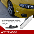 Clear White LED Front Bumper Side Marker Lights for Pontiac GTO (2004–2006)
