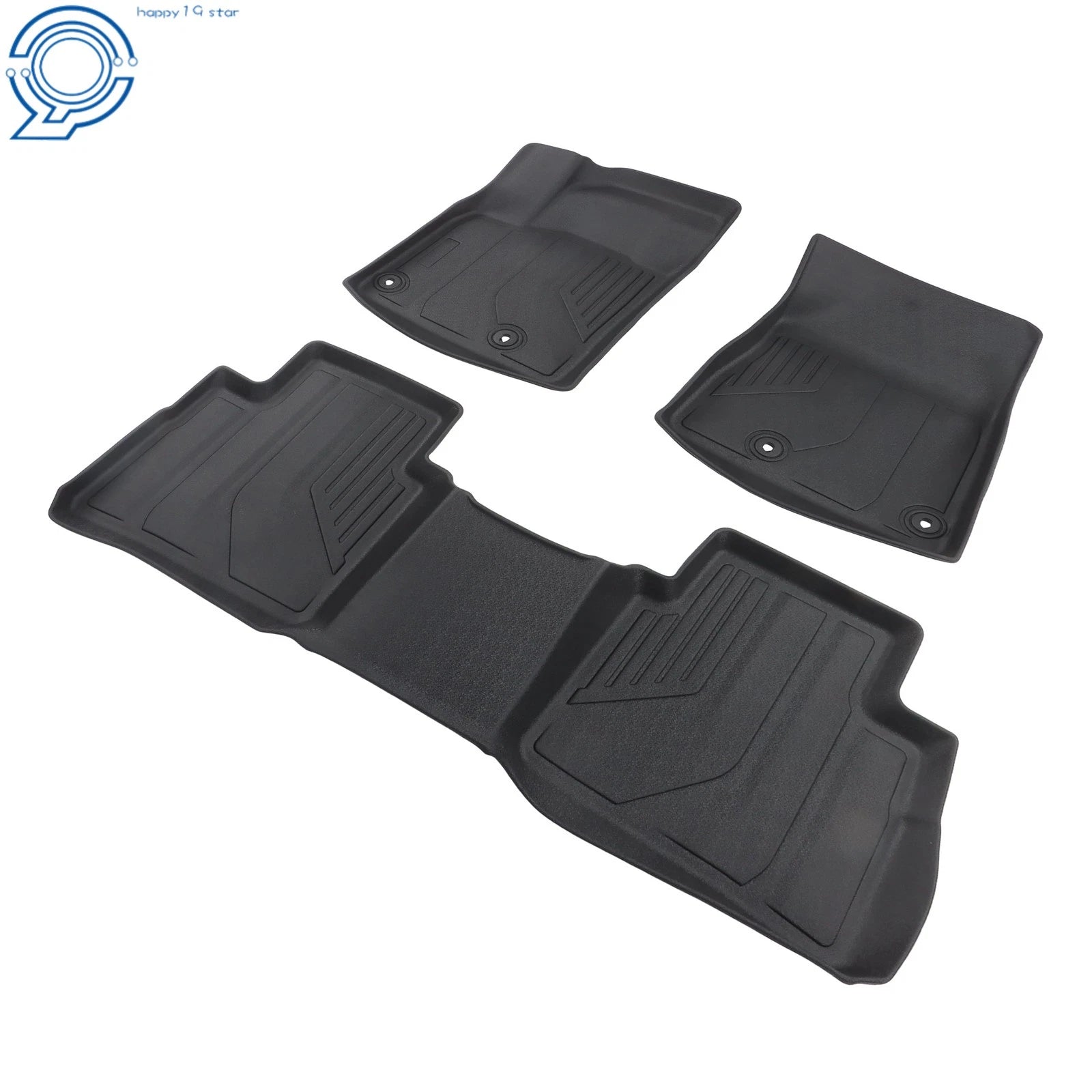 Set of 2 All-Weather 3D Floor Mats Liners for Nissan Rogue (2021–2026)