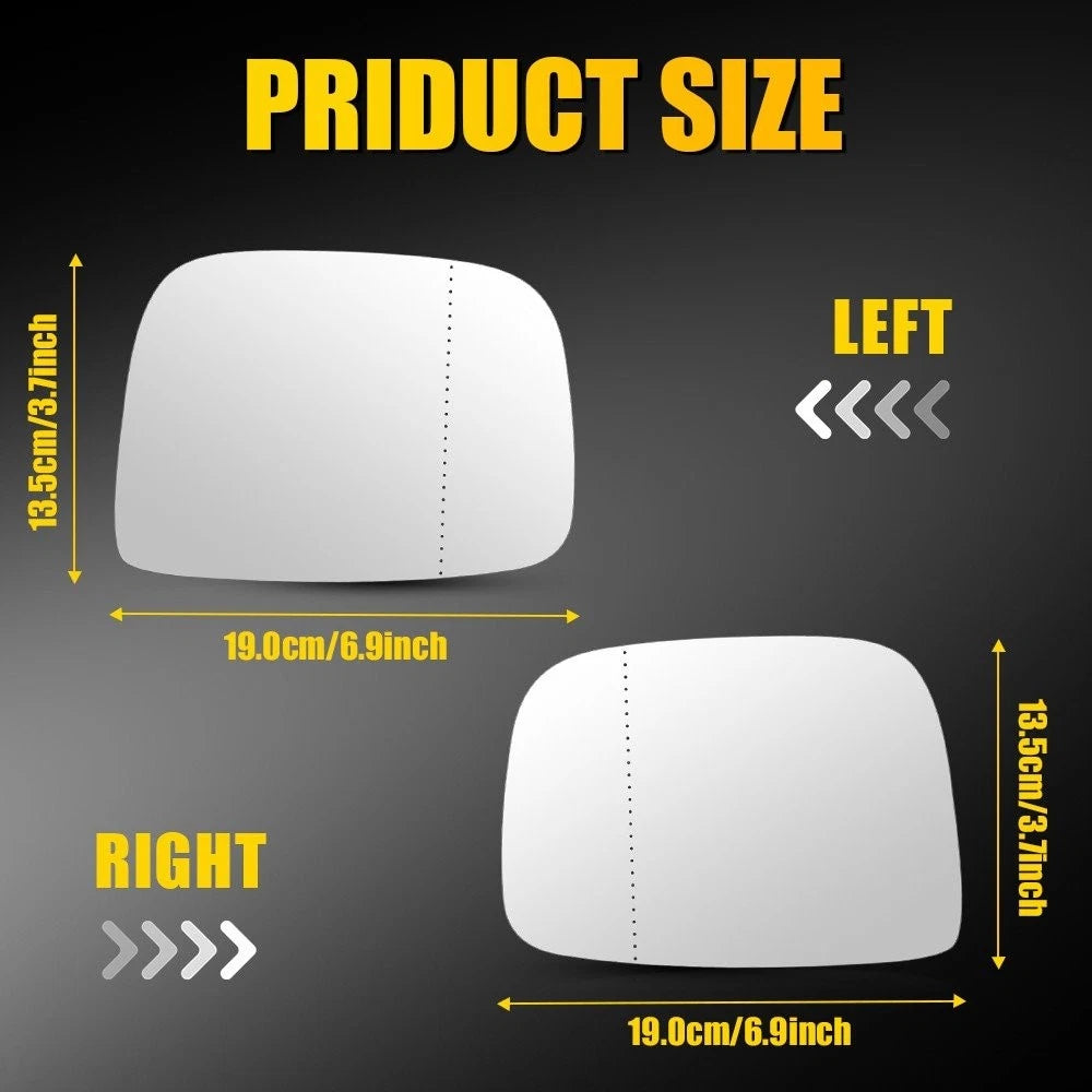Mirror Glass for Volvo XC60 (2010–2017) Driver Passenger Side