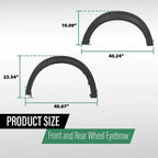 Set of 4 Wheel Fender Flares for Ford Maverick (2022–2025)