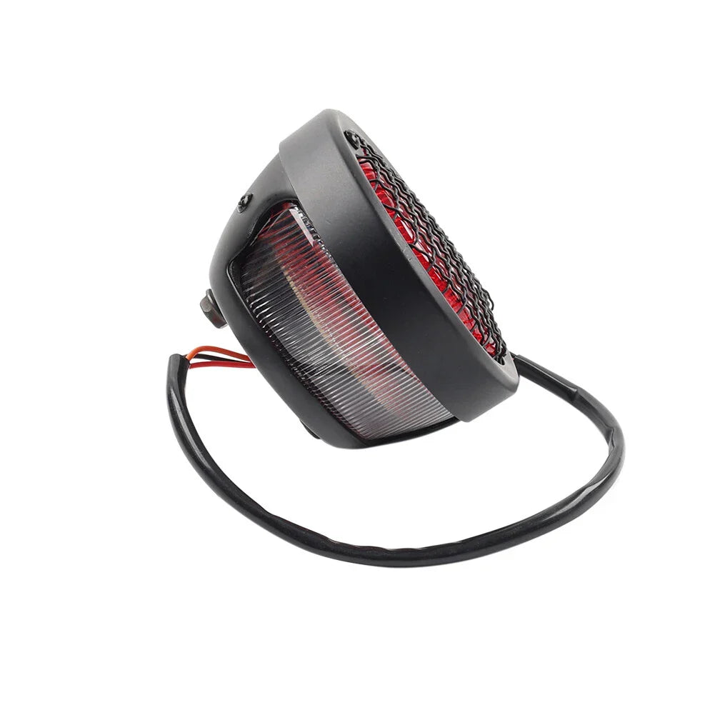 Motor Tail Stop Light License Plate Lamp for Harley Bobber Chopper Cruiser