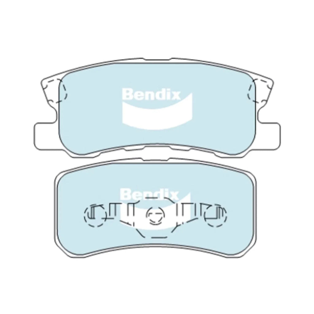 HD Rear Disc Brake Pads Set for Jeep Compass (2007-2017)