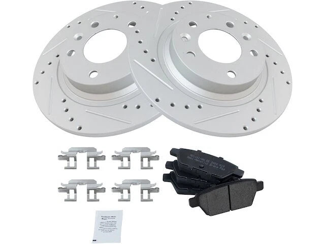 Rear Brake Pad and Rotor Kit for Mazda 6 (2006–2013) SW996PC