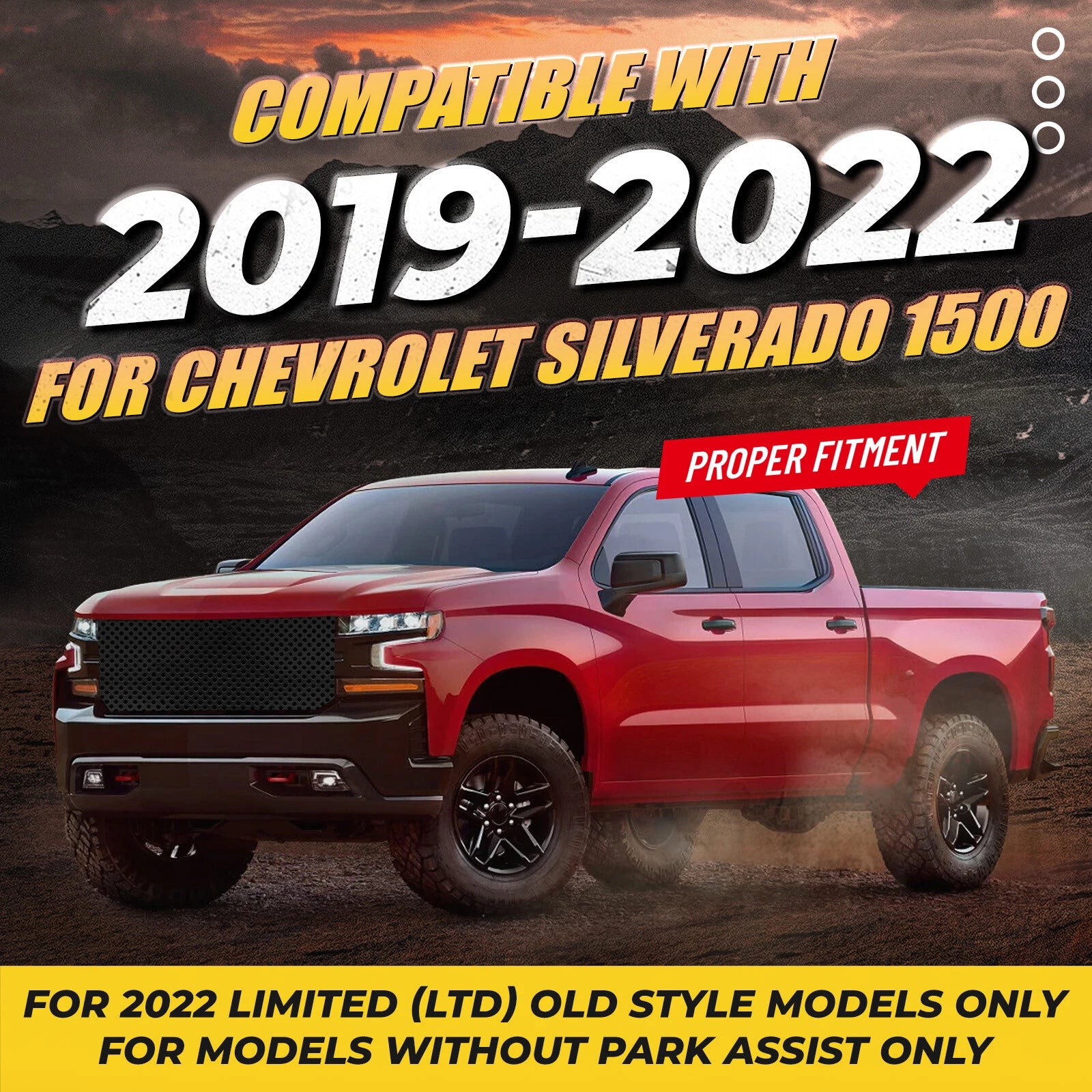 Primered Steel Front Bumper Face Bar for Chevy Silverado 1500 (2019–2022)