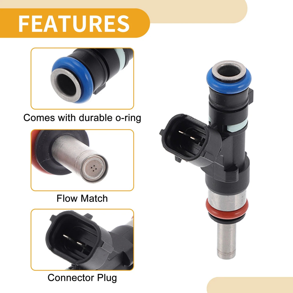1 Pc Fuel Injector No.022906031L/0280158121 for Audi A3 Quattro (2006–2009)