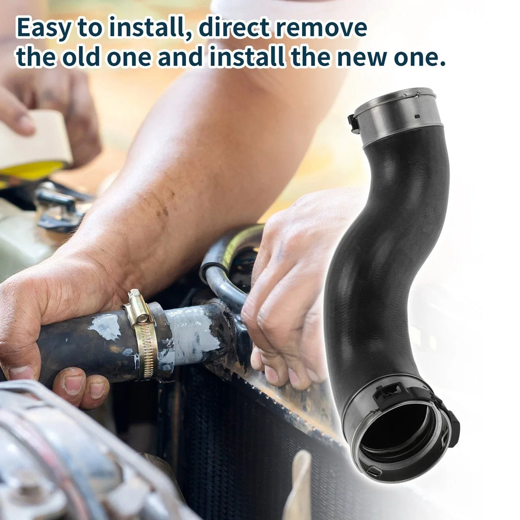 Radiator Hose & Intake Pipe for BMW 5 Series F07 (2009 - 2017) Black