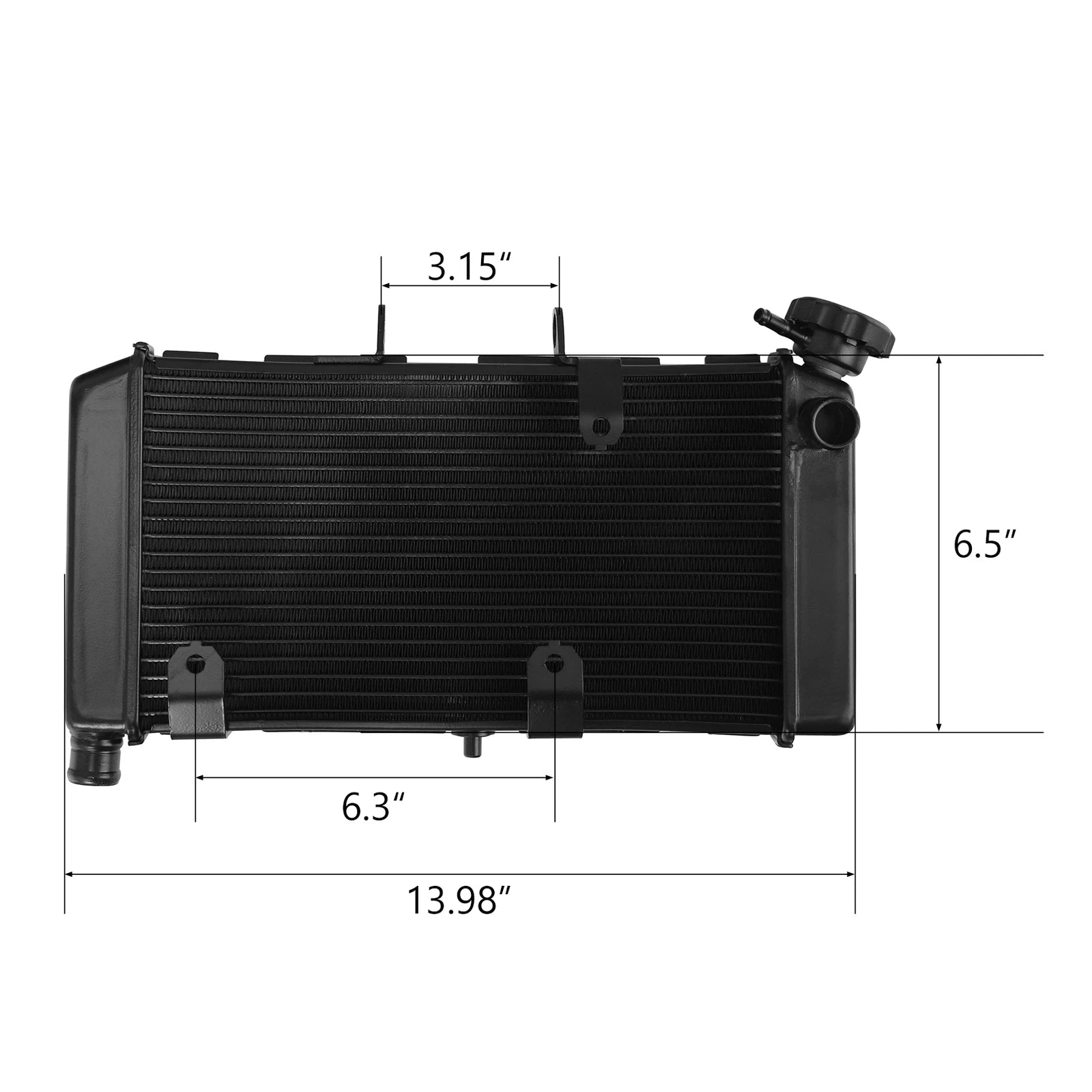 Radiator Cooler for Honda NC700 NC700 ABS NC700 ABS DCT (2012–2017)