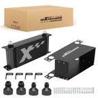 Aluminum Trans Engine Oil Cooler Kit for Universal Applications (AN10)