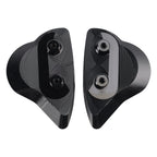 CNC Aluminum Black Mirror Block Off Plates for Yamaha YZF-R6 YZF-R7 (2017–2024)