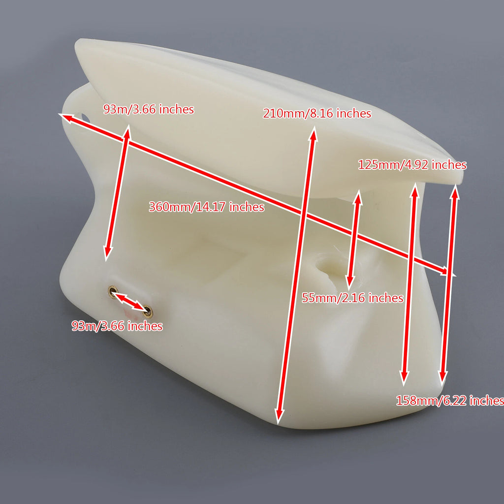Replacement Plastic Fuel Tank & Gas Cap for Honda TRX70 (1986–1987)