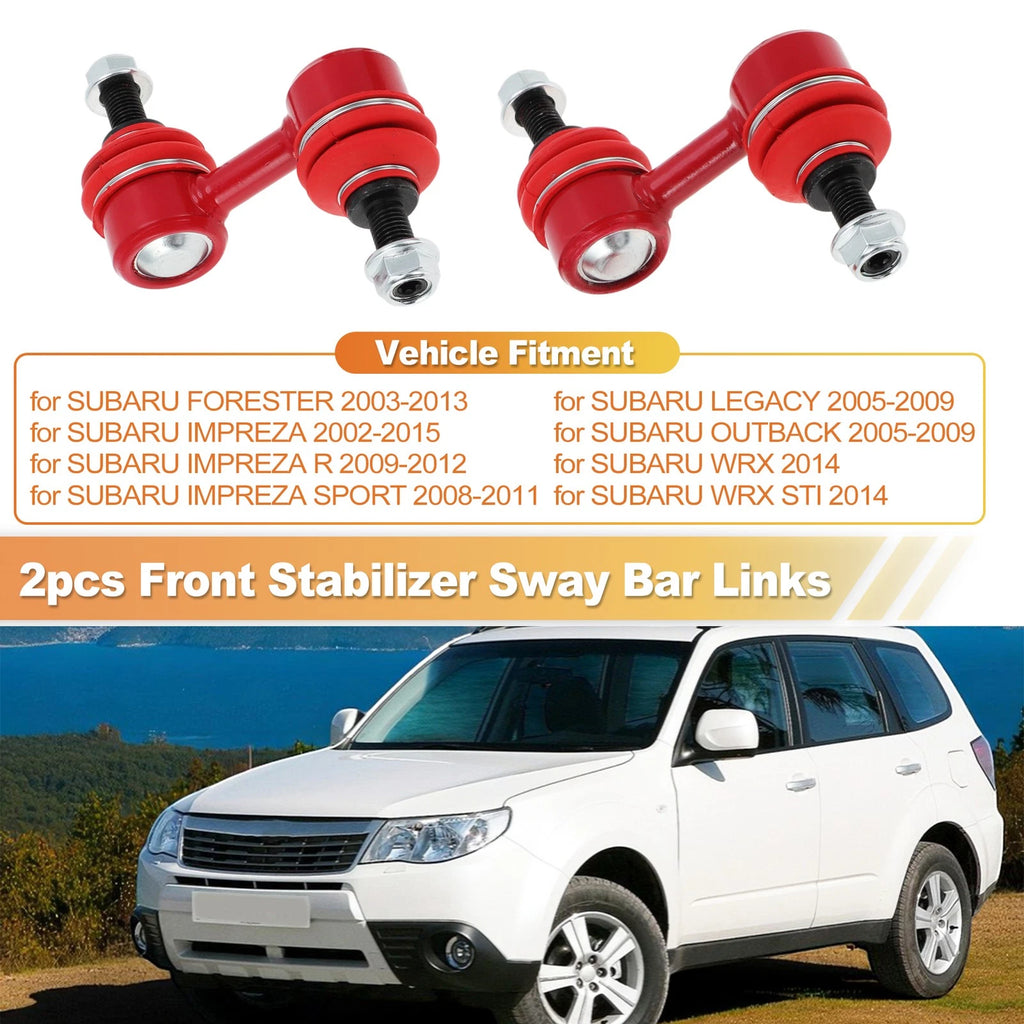 2X Front Sway Bar Links No.K750795 for Subaru Forester Impreza Legacy Outback